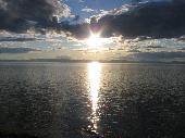 Coucher de soleil blanc (Auteur : Mario Ouimet)