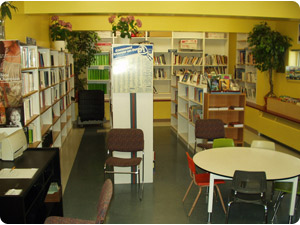 Bibliothèque - intérieur