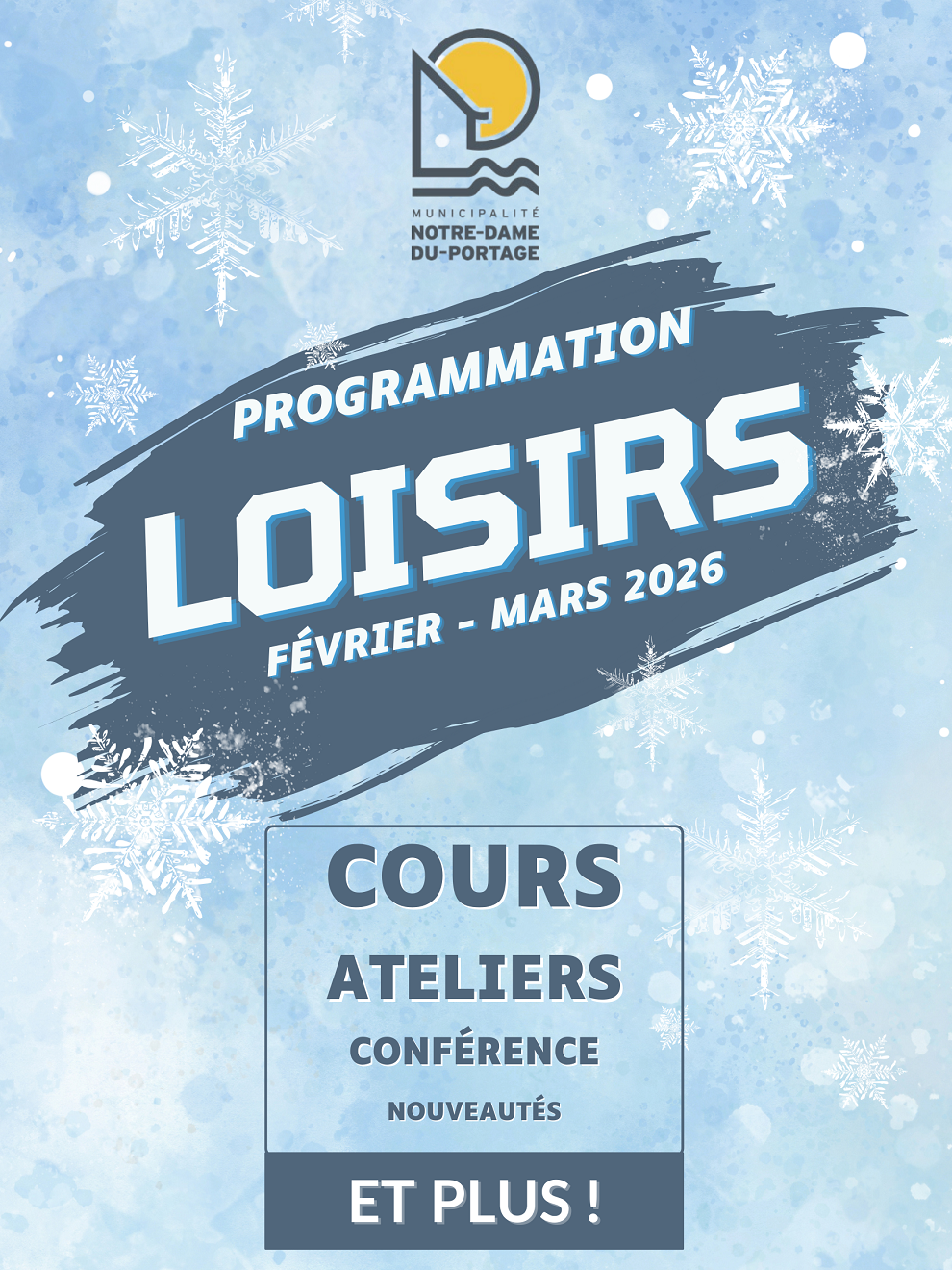Programmation loisirs février - mars