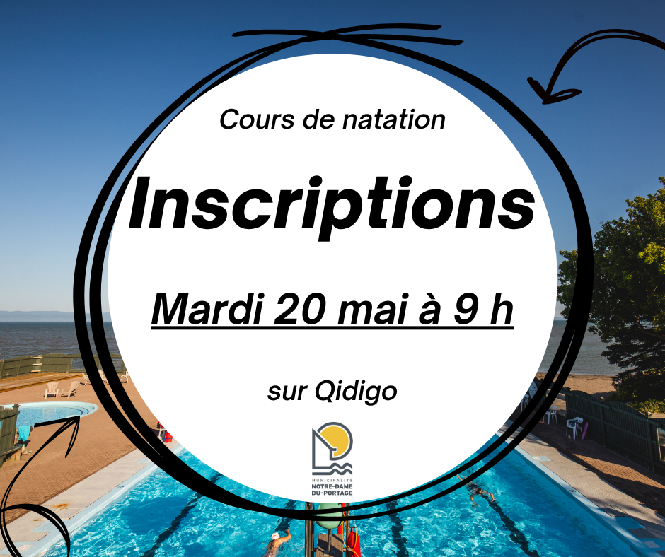 Inscription cours de piscine
