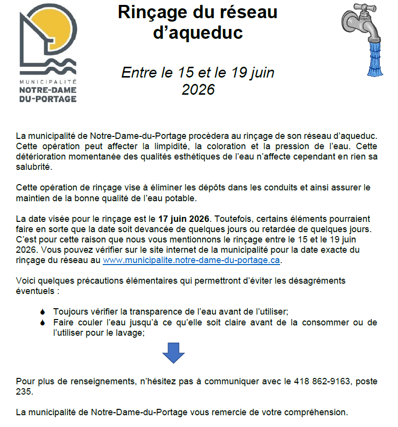 Avis de rinçage image
